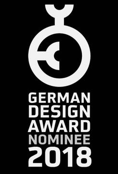 German Design Award 2018 Nomination logo German Design Award 2018 Nomination logo